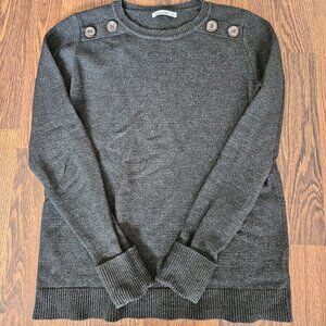 Pink Clover sweater with buttons
